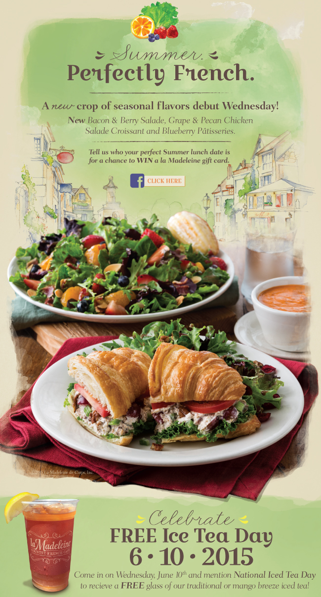 la Madeleine coupons & promo code for [April 2024]