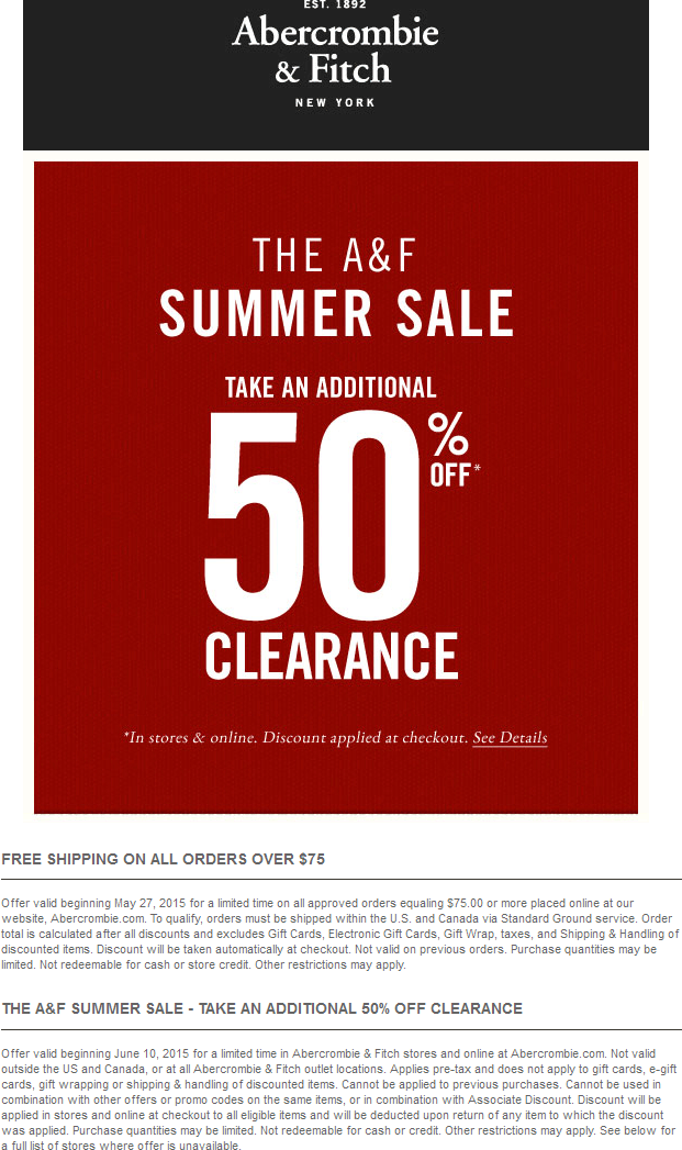 abercrombie and fitch discount