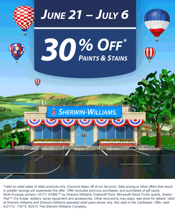 Sherwin Williams coupons & promo code for [April 2024]