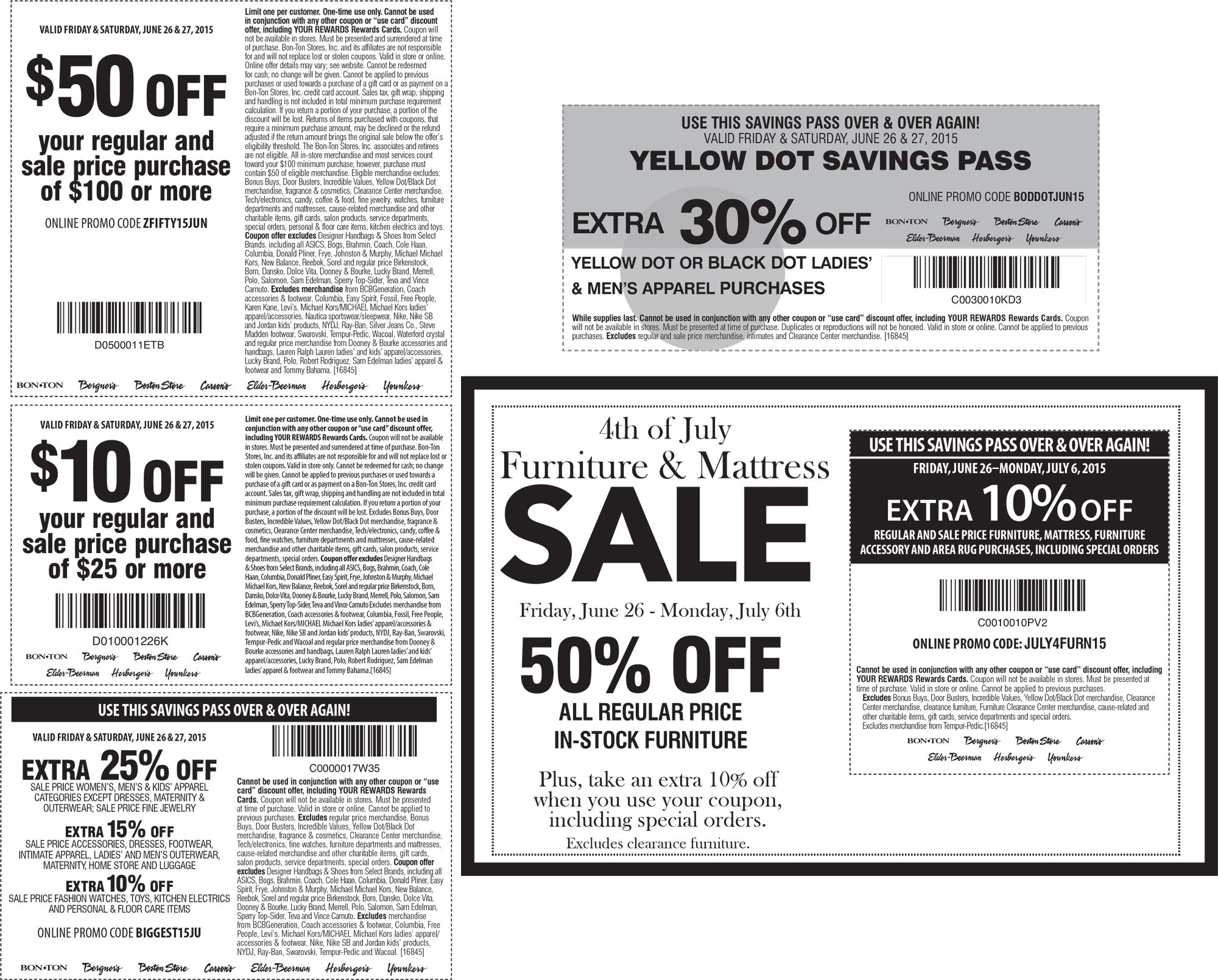 Carsons Coupon April 2024 $50 off $100 & more today at Carsons, Bon Ton & sister stores, or online via promo code ZFIFTY15JUN