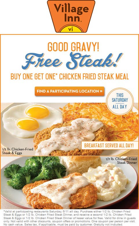 Village Inn coupons & promo code for [December 2024]