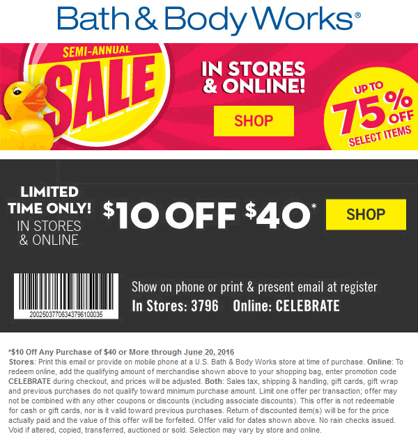 Bath & Body Works coupons & promo code for [May 2024]