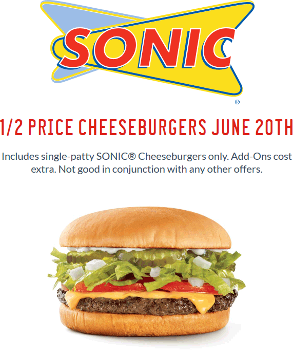Sonic Drive-In coupons & promo code for [May 2024]