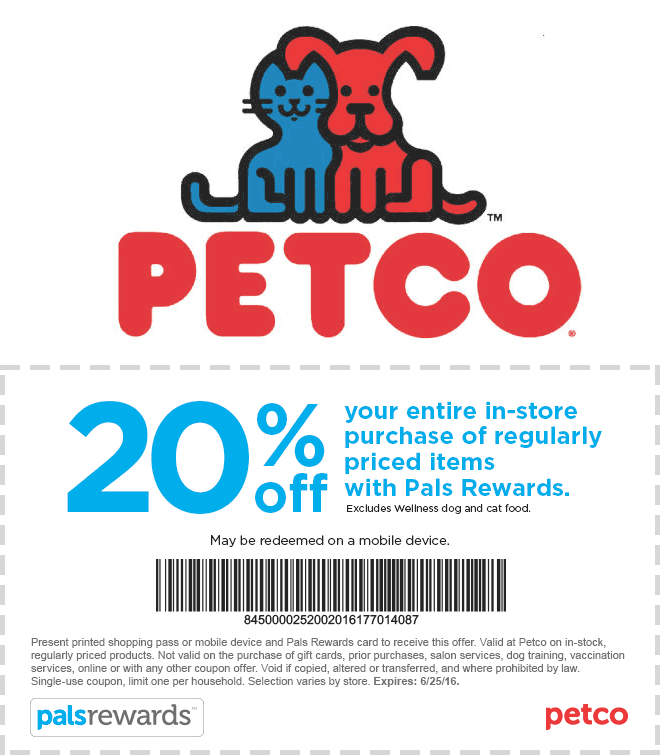 Petco Coupon April 2024 20% off at Petco, or online via promo code FRIENDS