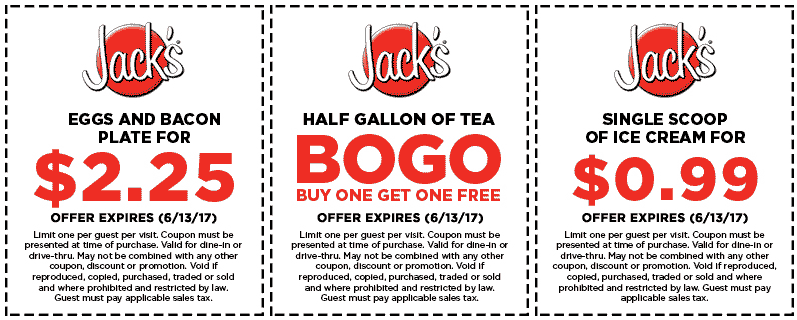 Jacks coupons & promo code for [March 2024]