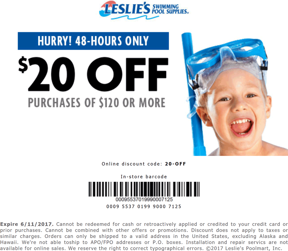 Leslies Pool coupons & promo code for [April 2024]