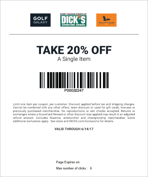 Dicks coupons & promo code for [May 2024]