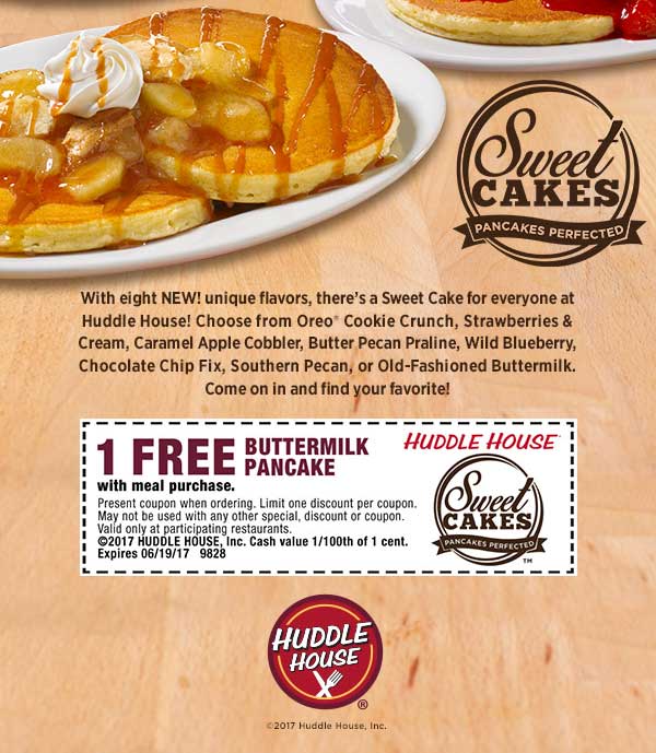 Huddle House August 2022 Coupons and Promo Codes 🛒