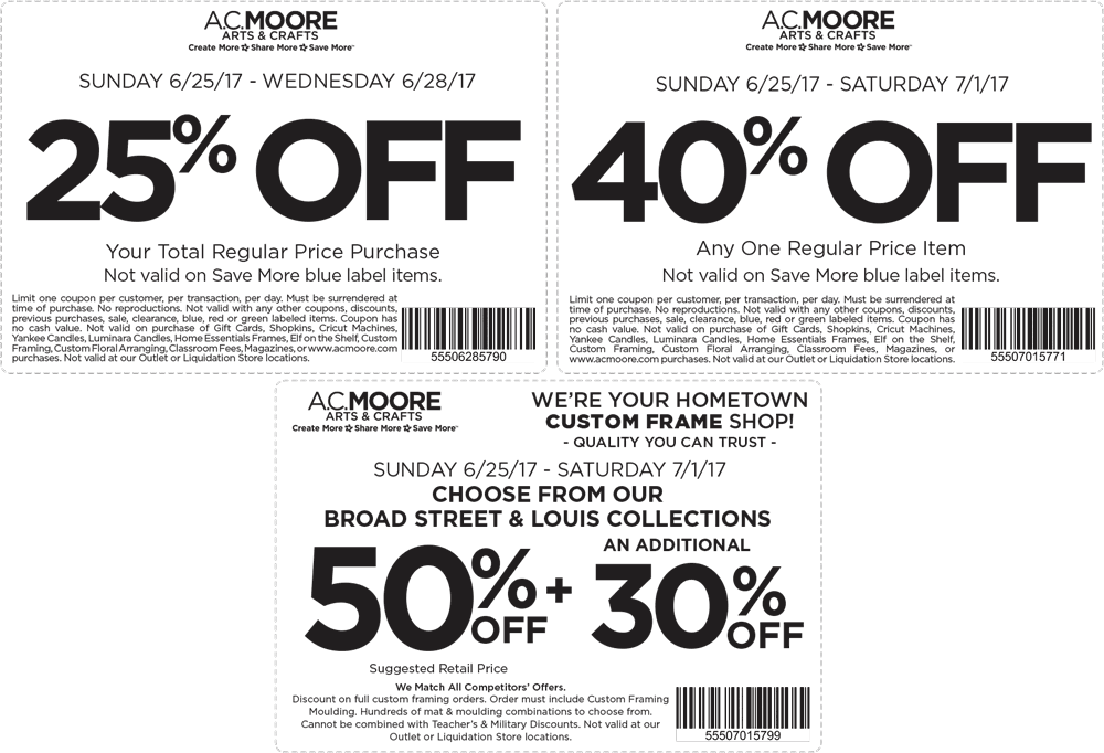 A.C. Moore coupons & promo code for [March 2024]