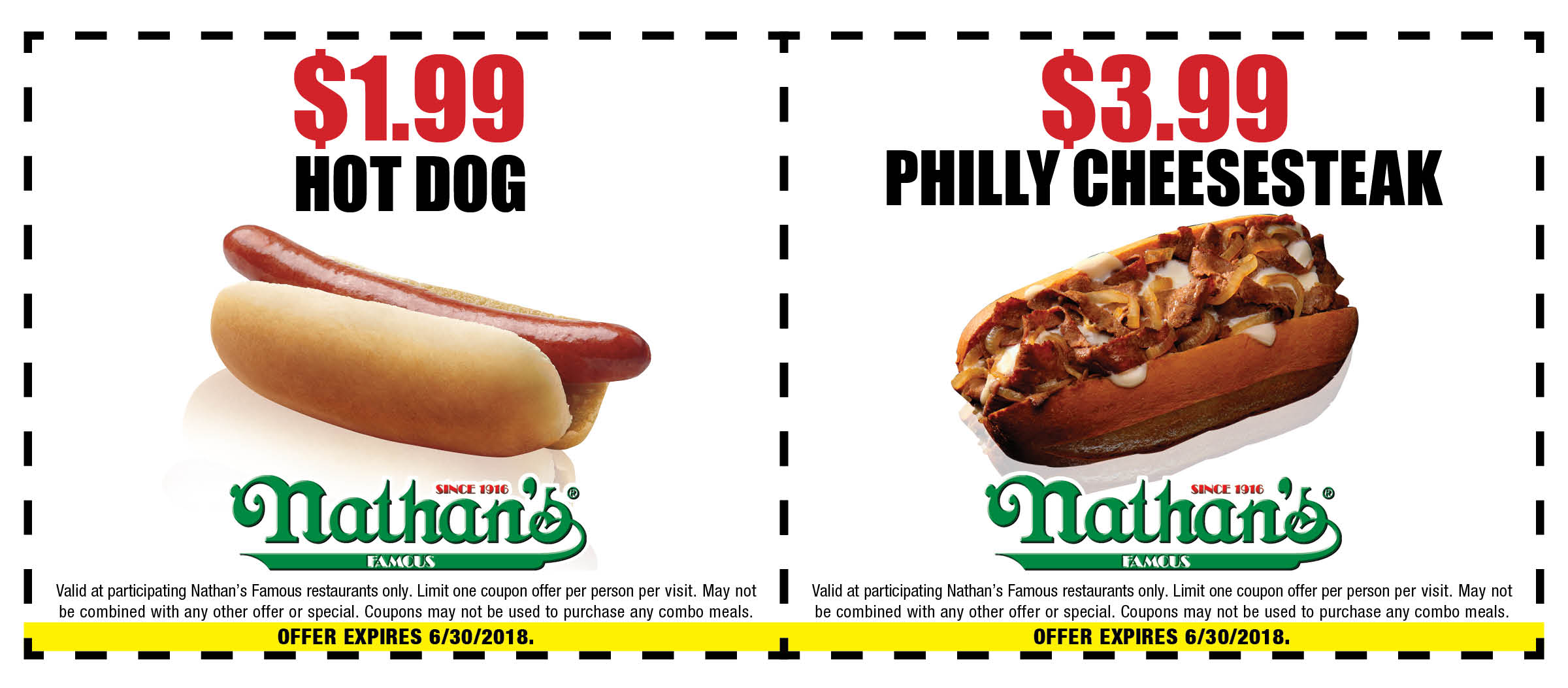 Nathans Famous coupons & promo code for [October 2024]