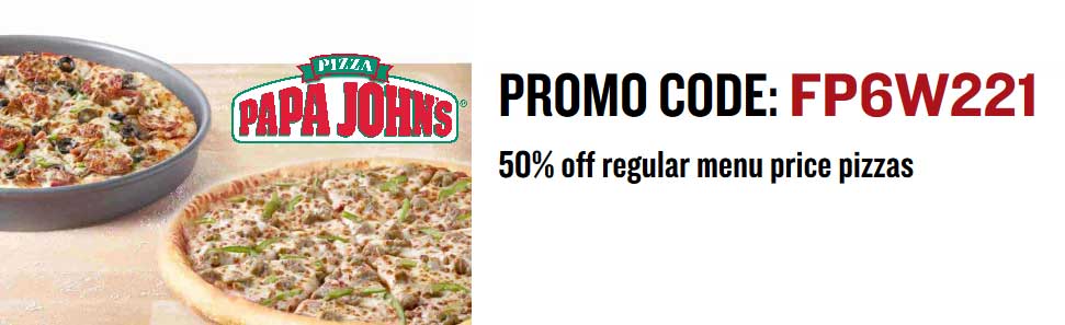 Papa Johns June 2020 Coupons and Promo Codes 🛒