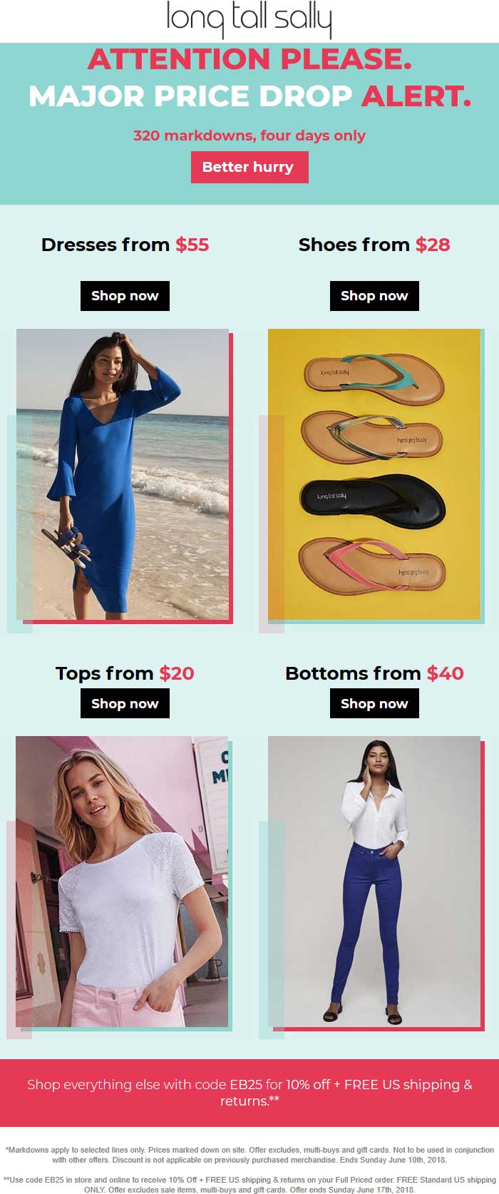 Long Tall Sally coupons & promo code for [May 2024]