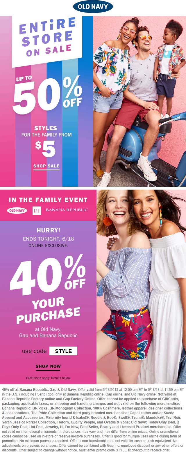Old Navy February 2021 Coupons and Promo Codes 🛒