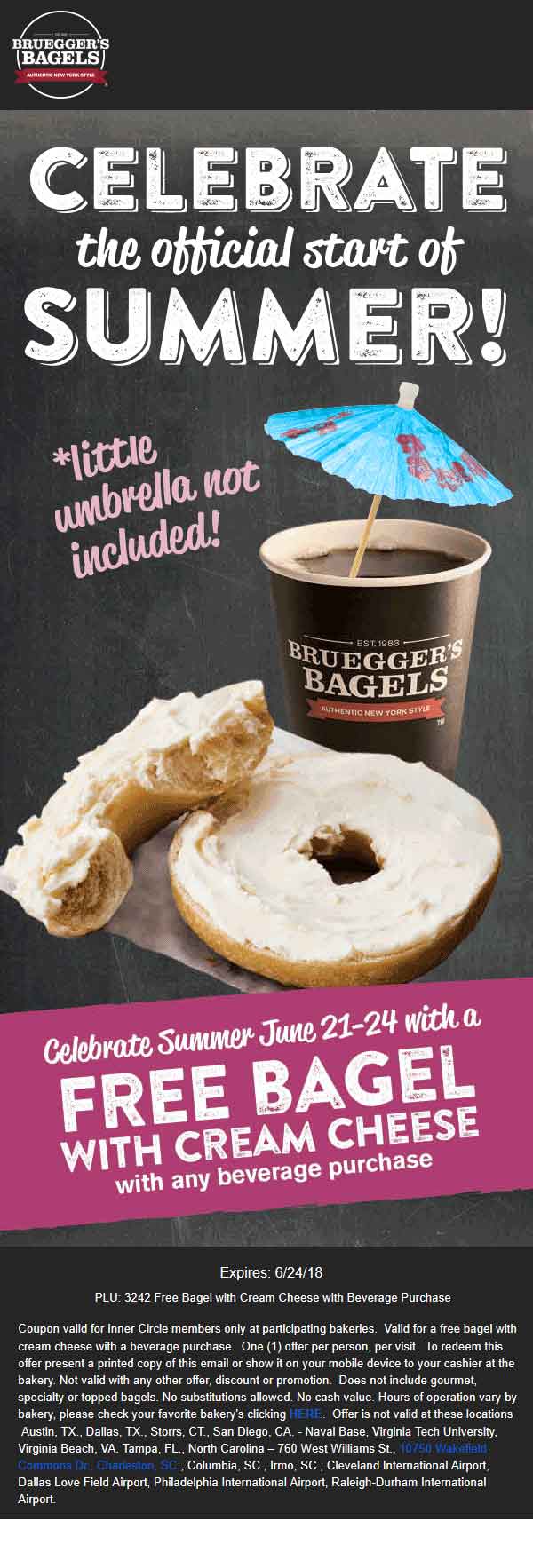 Brueggers coupons & promo code for [May 2024]