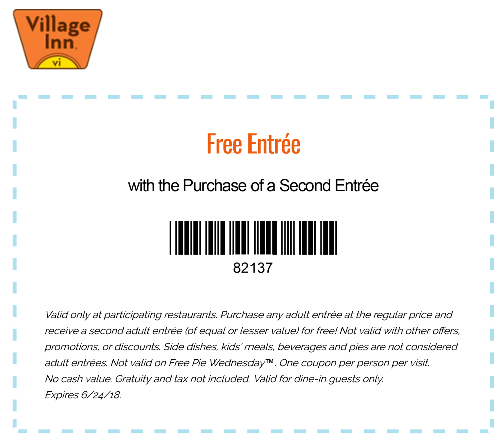 Village Inn coupons & promo code for [March 2024]