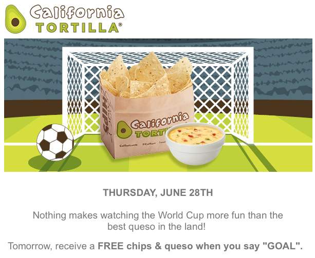 California Tortilla coupons & promo code for [May 2024]