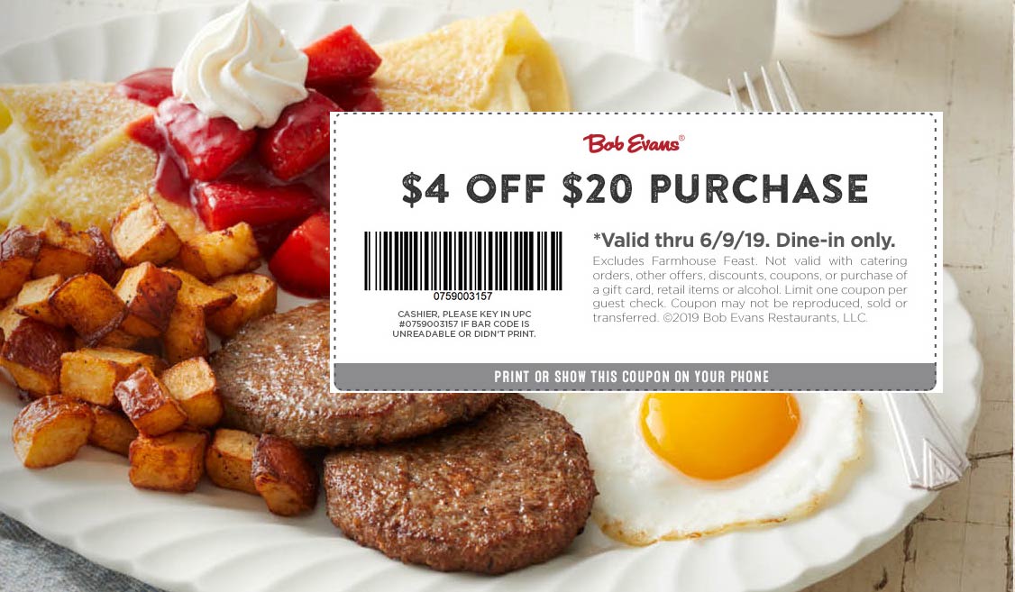 Bob Evans August 2025 Coupons And Promo Codes Bob Evans August 2025 Coupons And Promo Codes