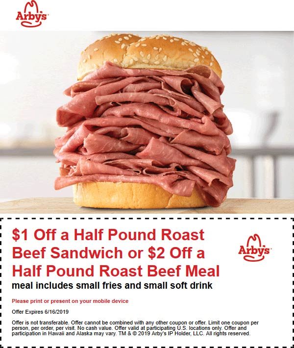 Arbys coupons & promo code for [May 2022]