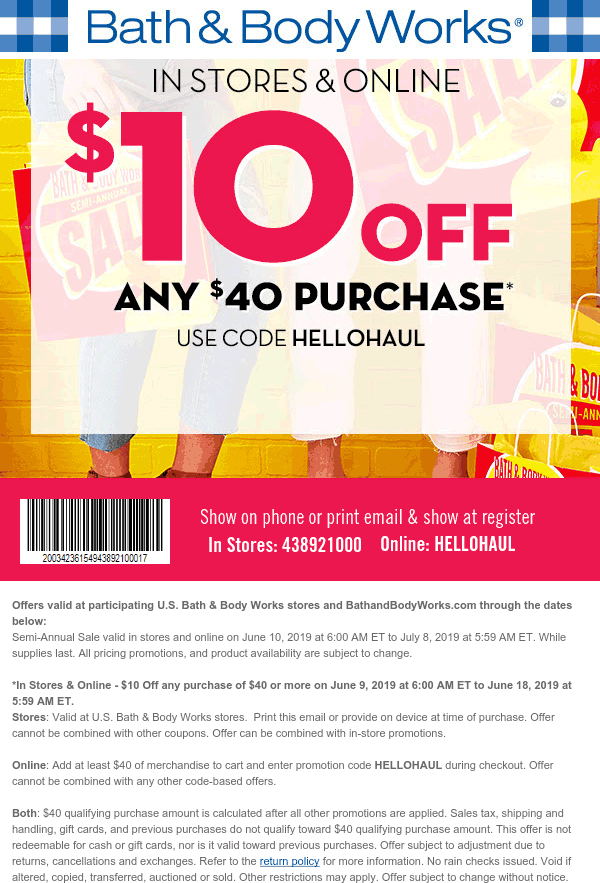 $10 BATH AND BODY WORKS GIFT CARD KULOVURAP