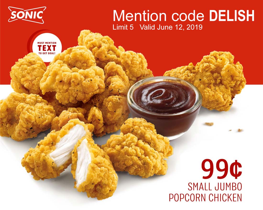 Sonic Drive-In coupons & promo code for [September 2022]