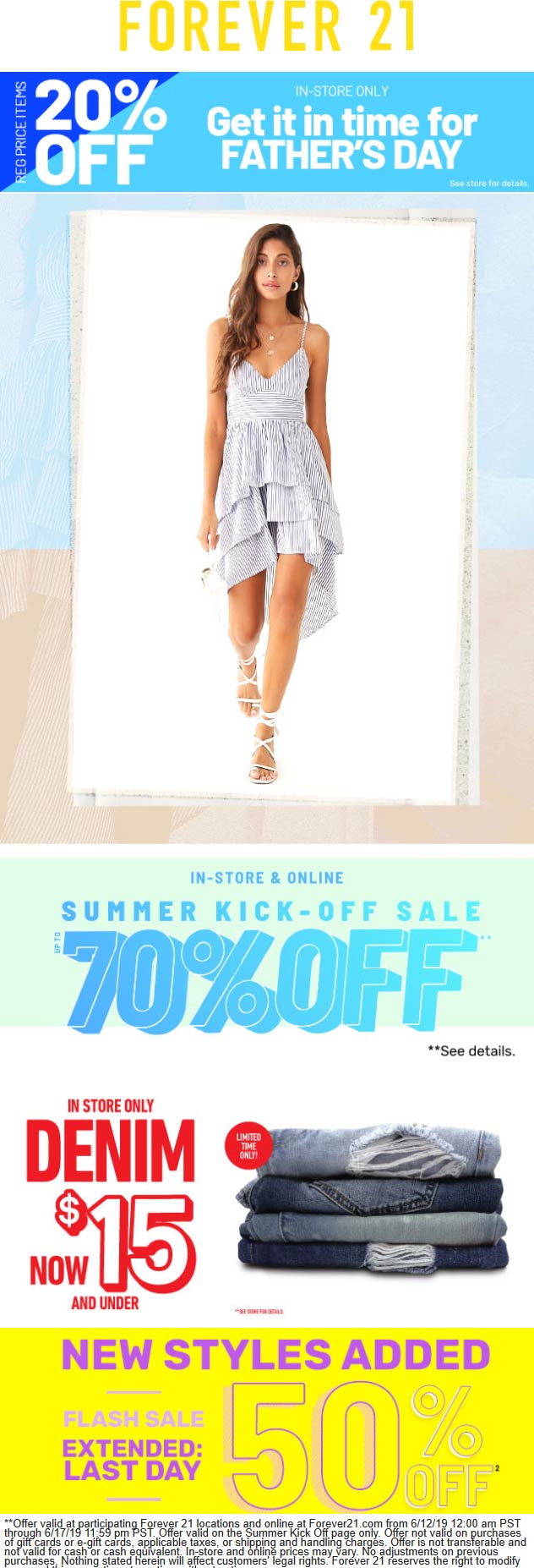 Forever 21 coupons & promo code for [September 2022]