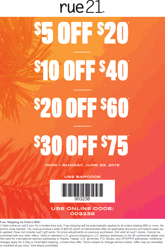 Rue21 coupons & promo code for [September 2022]
