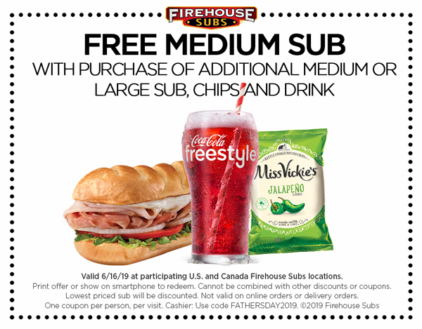 Firehouse Subs coupons & promo code for [September 2022]