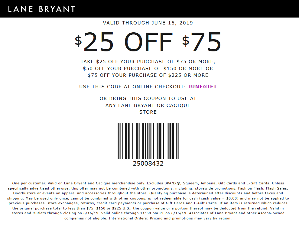 Lane Bryant coupons & promo code for [October 2022]