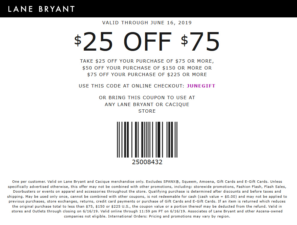 Lane Bryant August 2020 Coupons And Promo Codes 