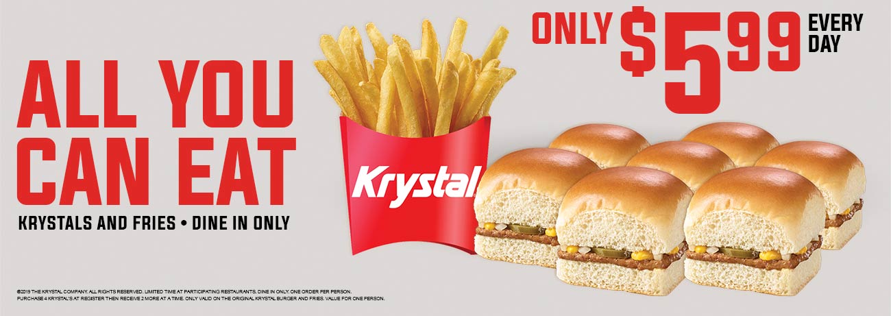 Krystal coupons & promo code for [May 2022]