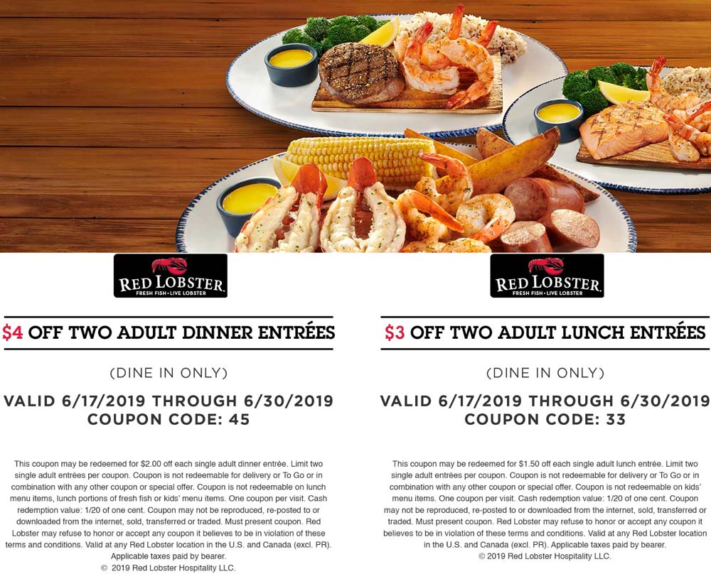 Red Lobster August 2021 Coupons and Promo Codes 🛒