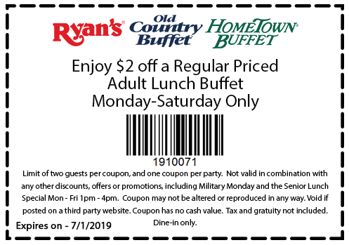 Old Country Buffet coupons & promo code for [May 2022]