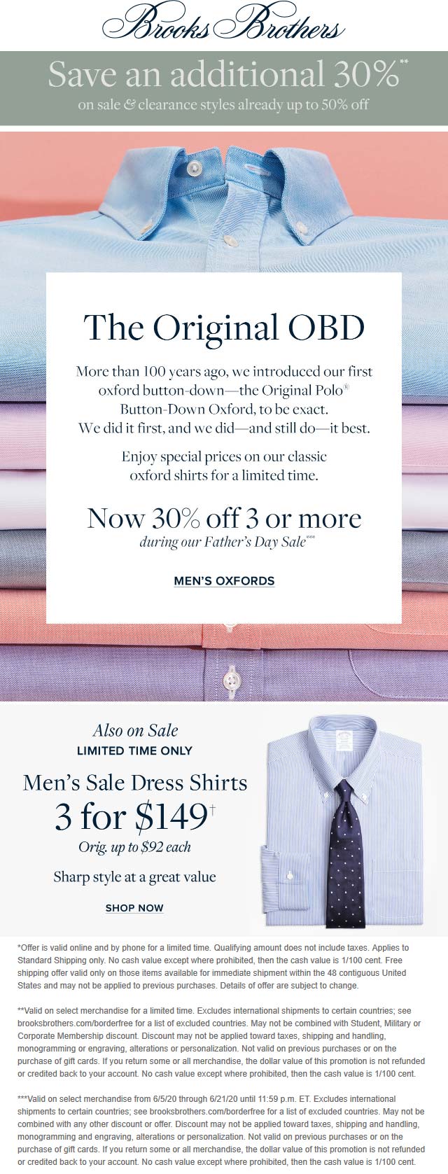 Brooks Brothers stores Coupon  Extra 30% off & more at Brooks Brothers #brooksbrothers