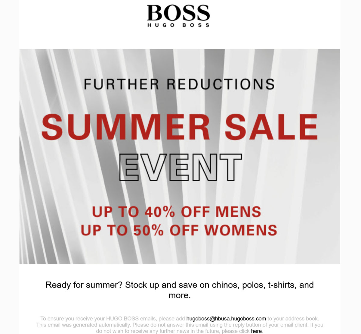 [July, 2022] 50 off sale items at Hugo Boss hugoboss coupon & promo