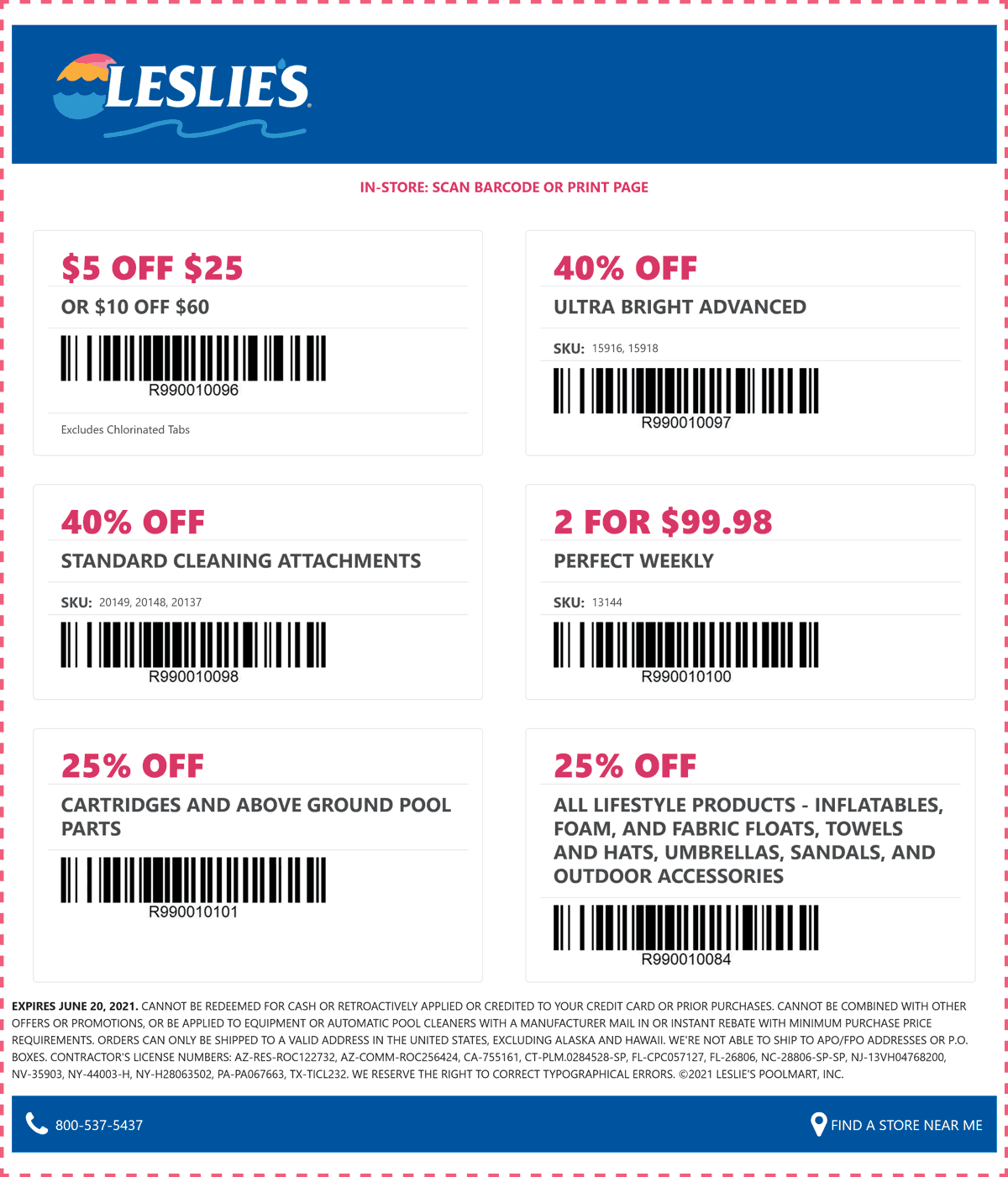 Leslies stores Coupon  $5-$10 off $25+ & more at Leslies Pool Supplies #leslies 