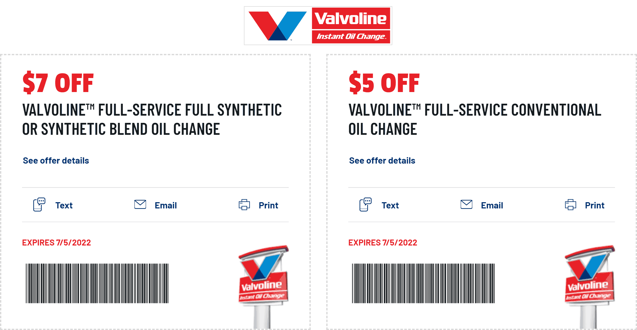 Valvoline stores Coupon  $5-$7 off an oil change at Valvoline #valvoline 
