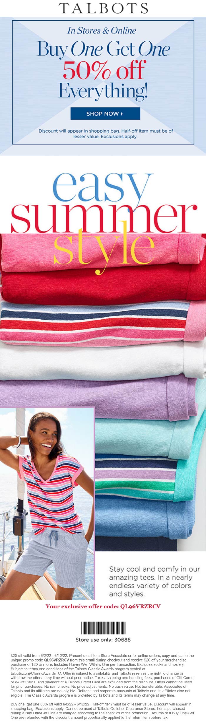Talbots coupons & promo code for [February 2023]