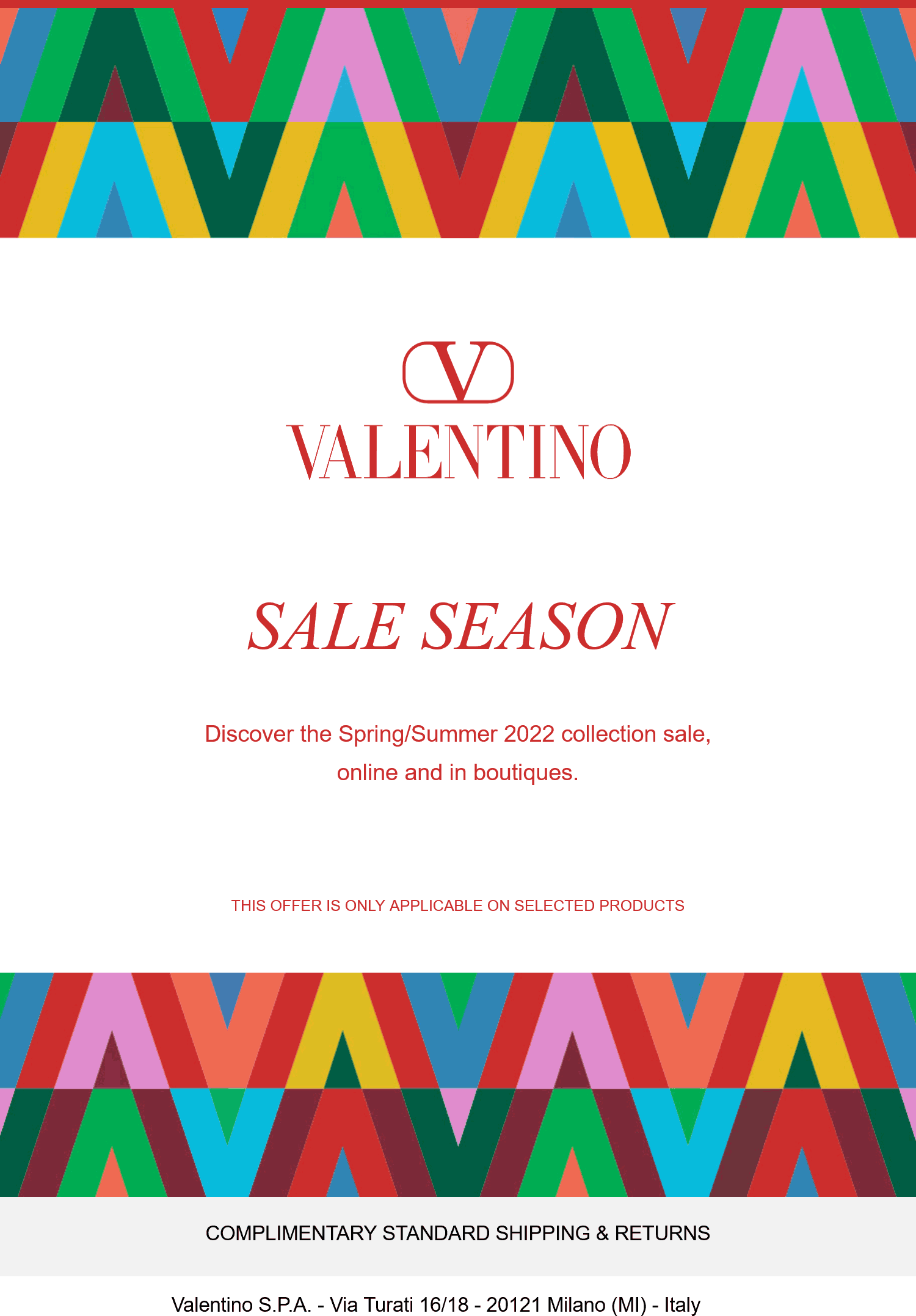 Valentino coupons & promo code for [December 2022]