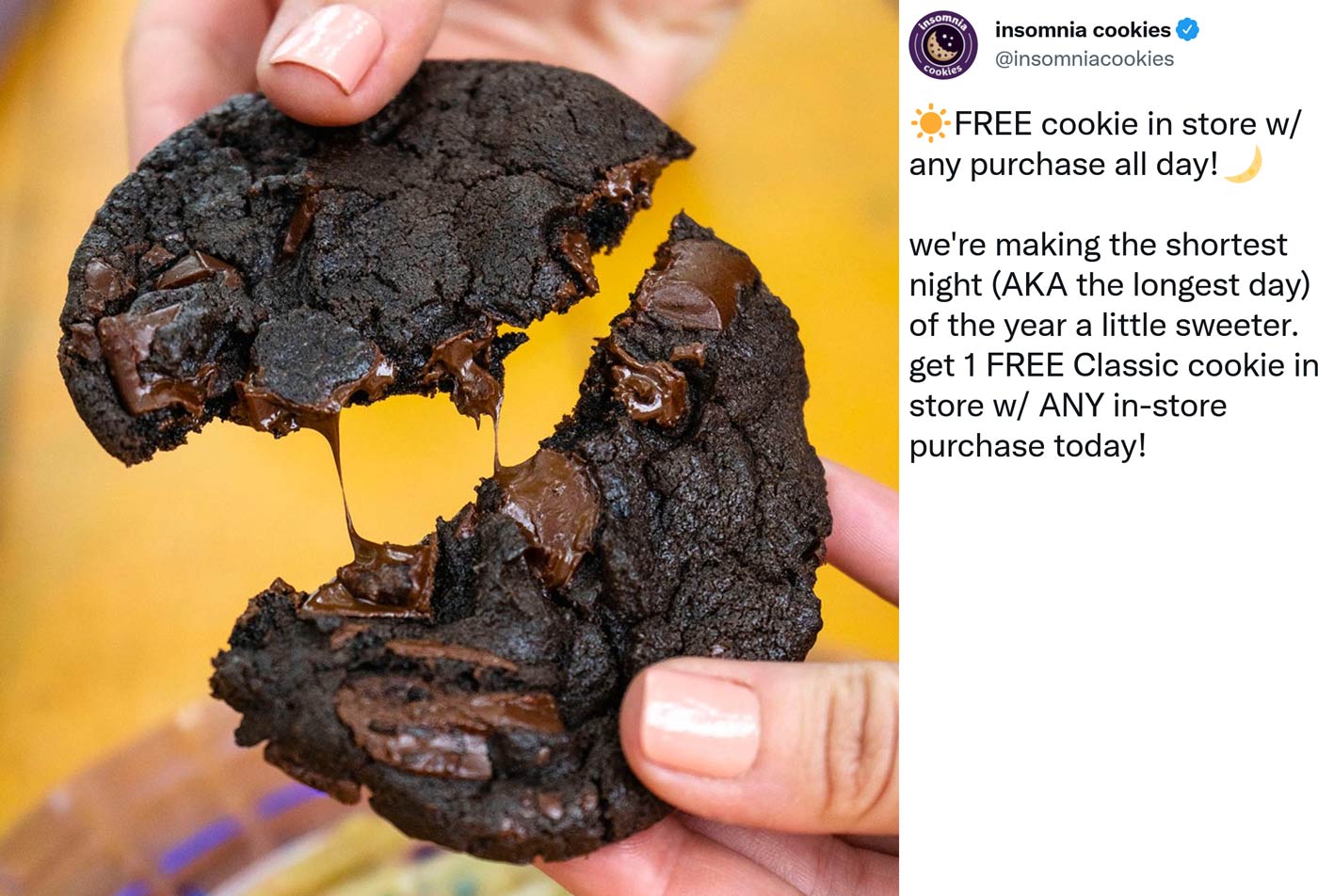 Insomnia Cookies coupons & promo code for [August 2022]