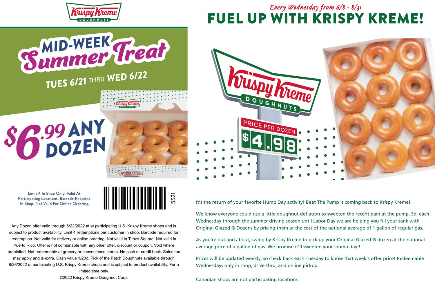 Krispy Kreme coupons & promo code for [June 2022]