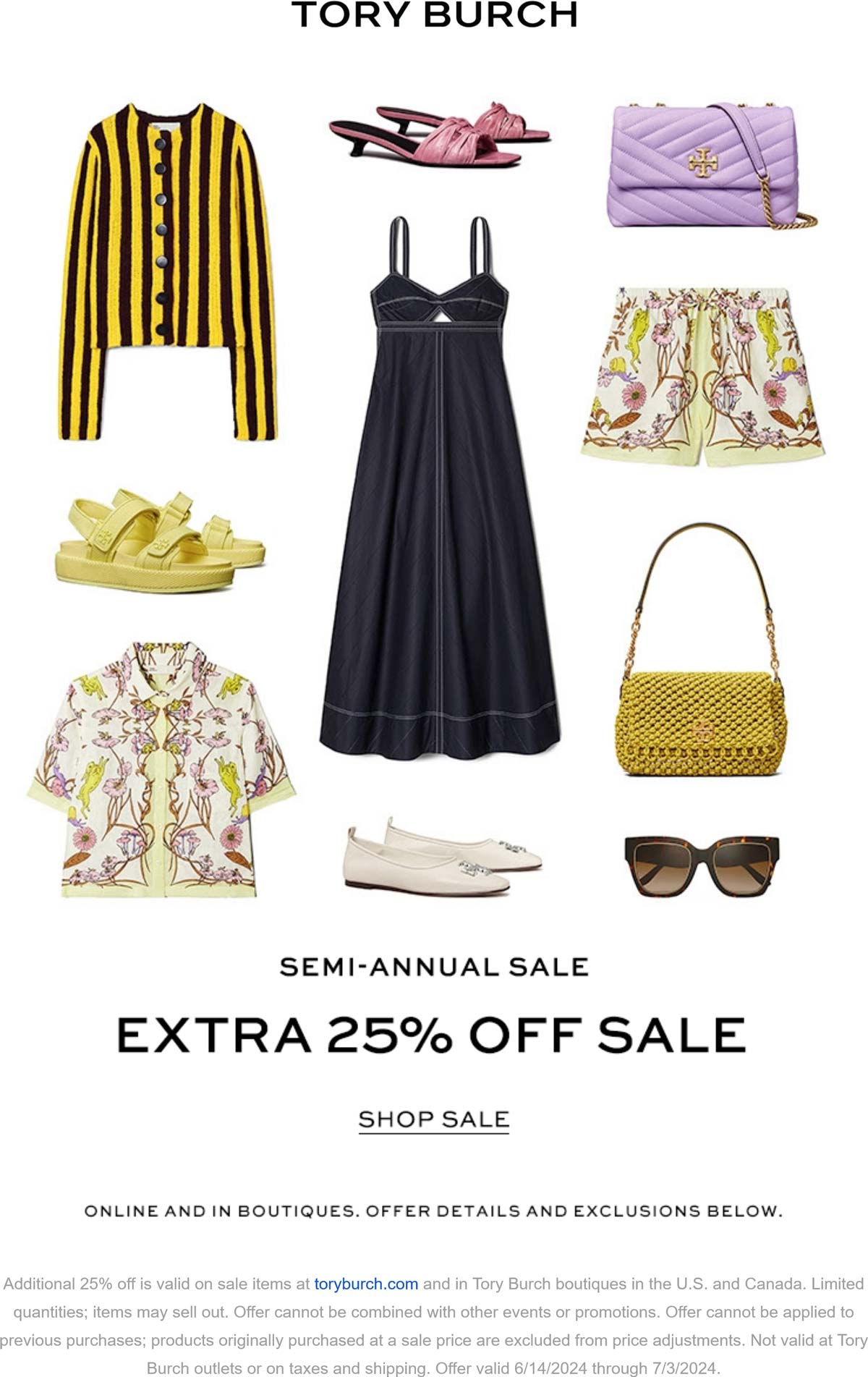 Tory Burch stores Coupon  Extra 25% off at Tory Burch, ditto online #toryburch 