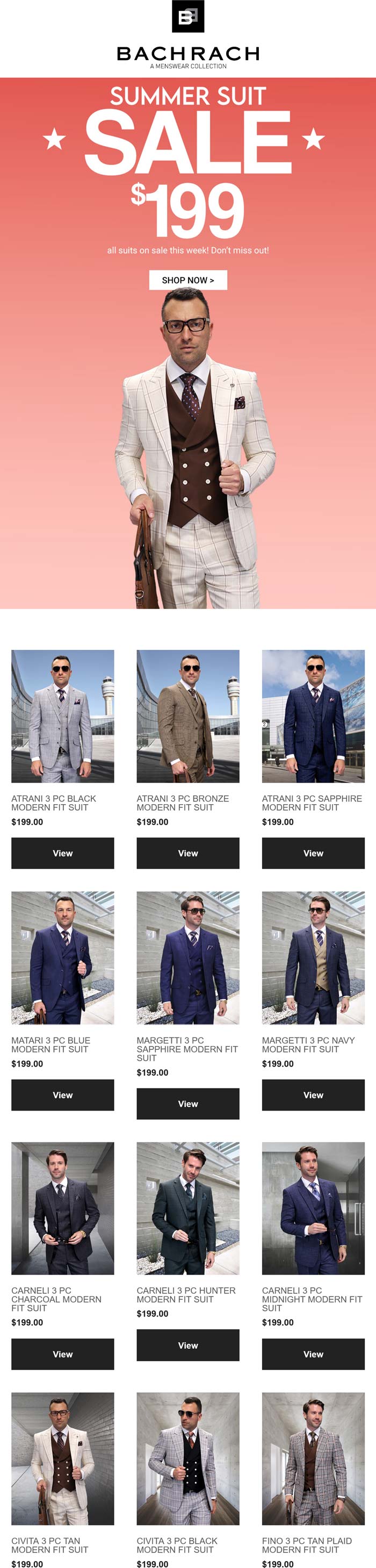 Bachrach stores Coupon  All suits $199 at Bachrach #bachrach 