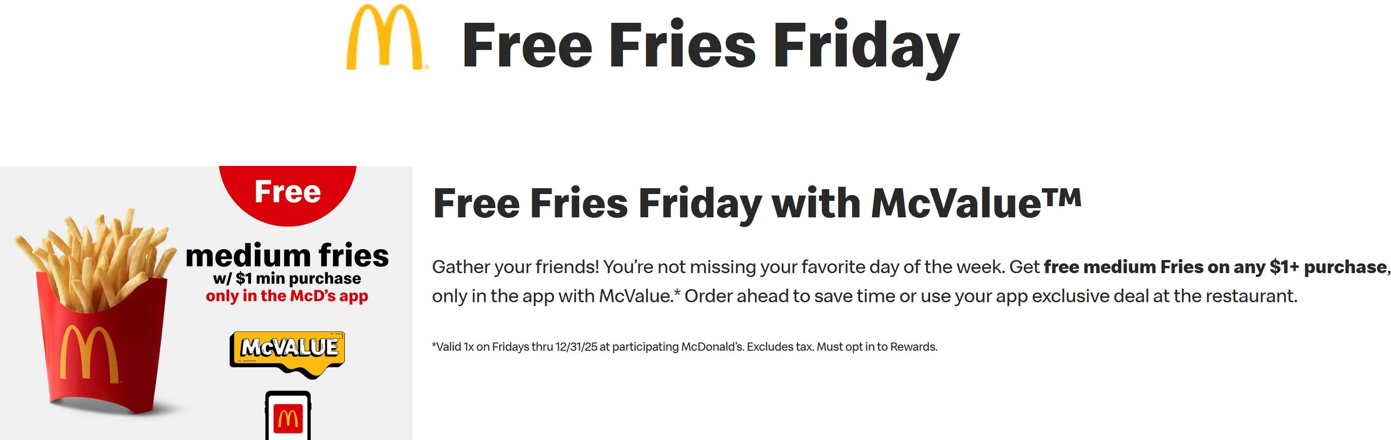 McDonalds coupons & promo code for June 2025