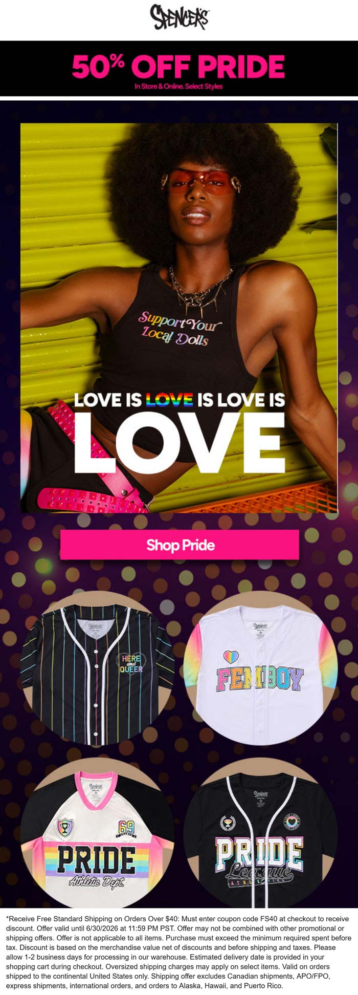 Spencers stores Coupon  50% off pride at Spencers, ditto online #spencers 