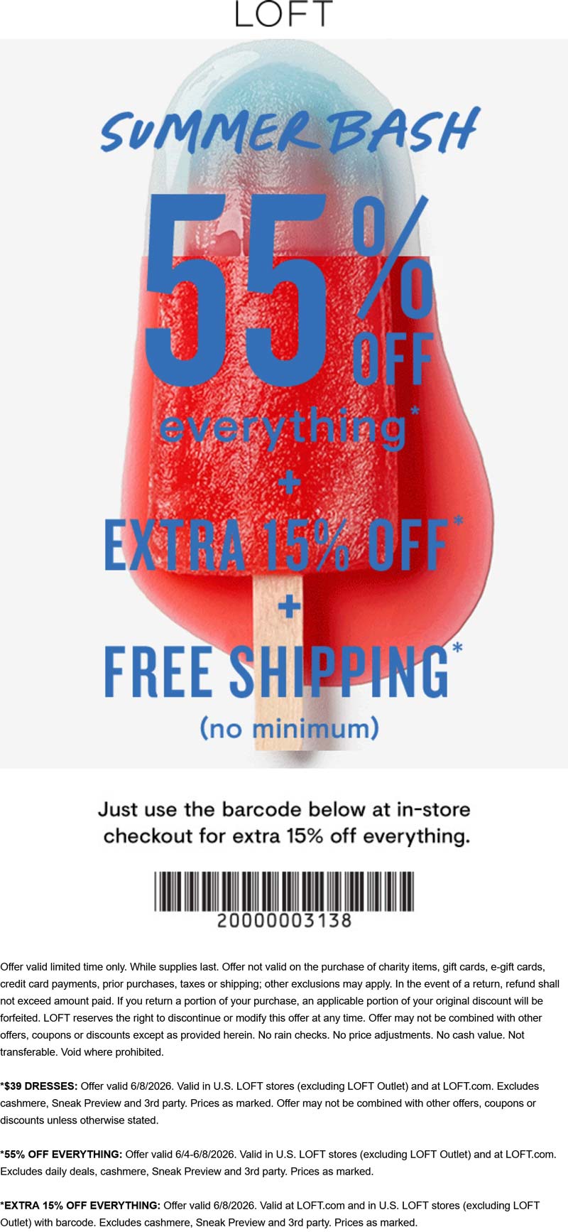 LOFT 70% off everything online today at LOFT #loft LOFT stores Coupon 70% off everything online today at LOFT #loft