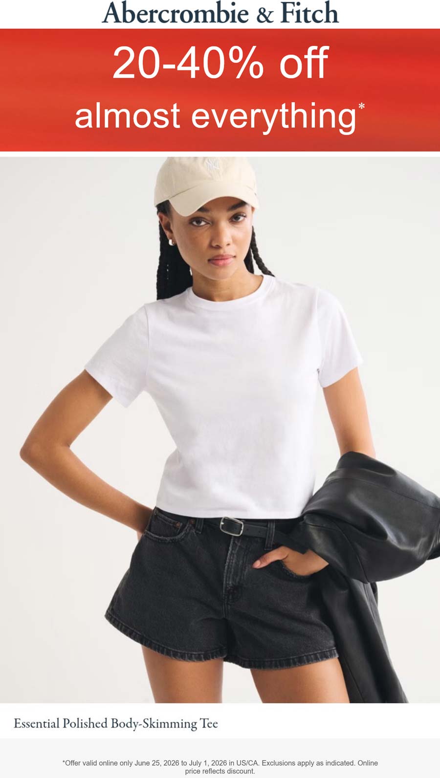 Abercrombie & Fitch stores Coupon  20-40% off online at Abercrombie & Fitch #abercrombiefitch 