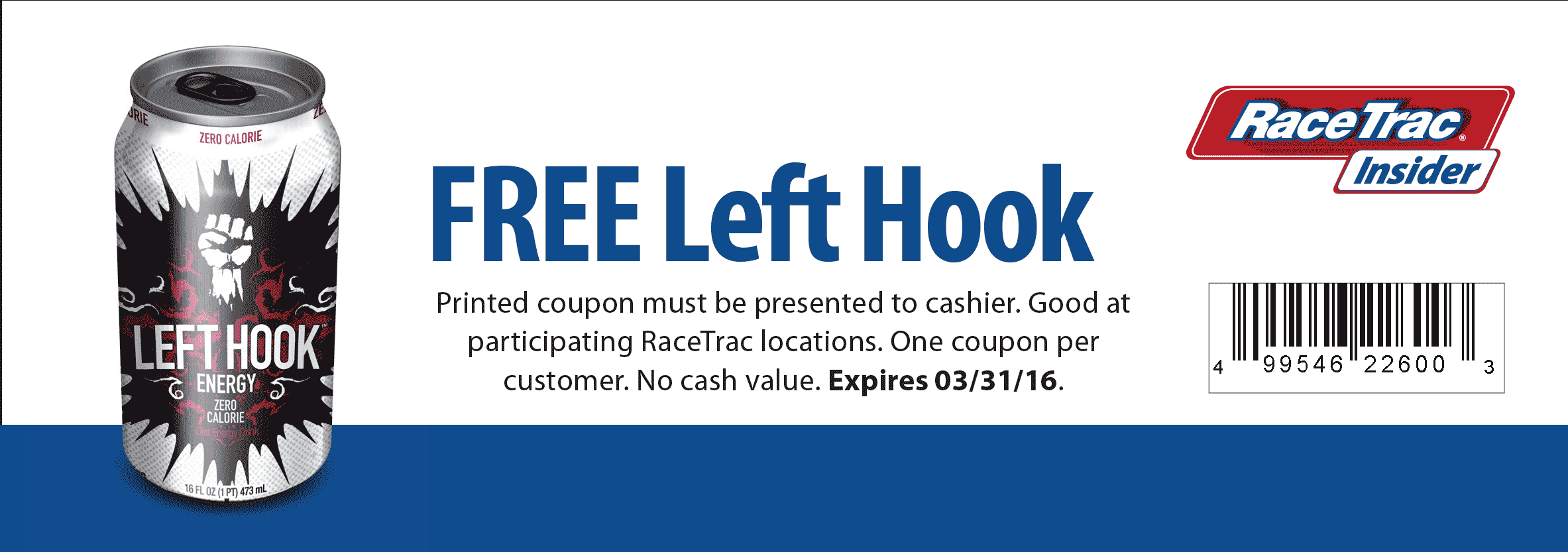 RaceTrac Coupon April 2024 Free energy drink at RaceTrac gas stations