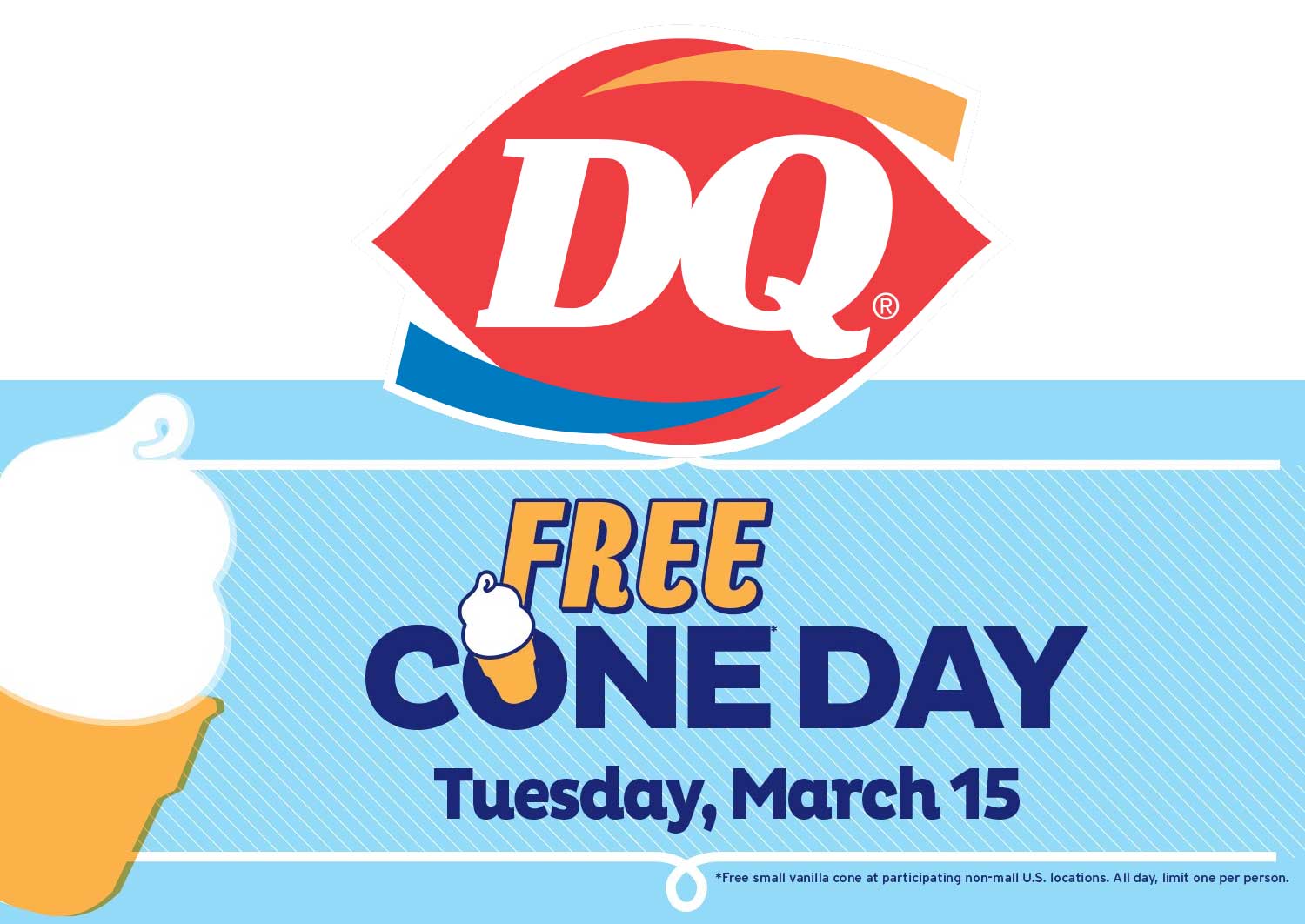 Dairy Queen Coupon April 2024 Free ice cream cone Tuesday at Dairy Queen