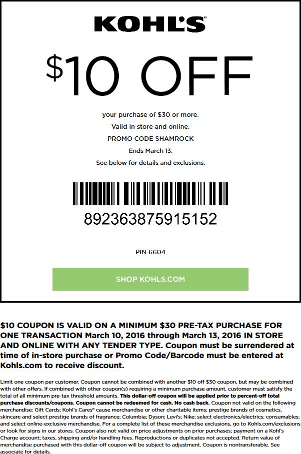 Kohls coupons & promo code for [April 2024]