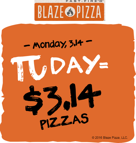 Blaze Pizza Coupon May 2024 $3.14 pizzas Monday at Blaze Pizza